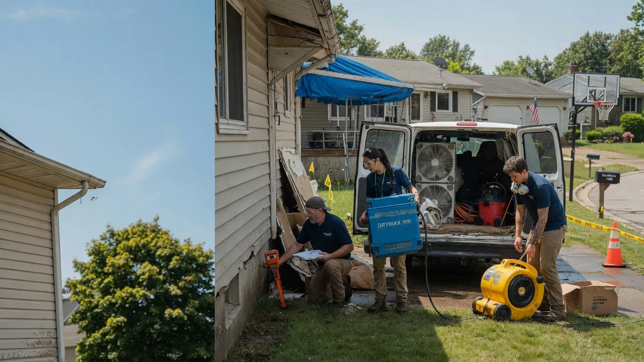 Ceiling Leak Cleanup in Pendleton, IN near me